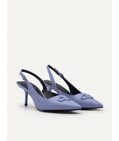 PEDRO Icon Leather Pointed Slingback Pumps