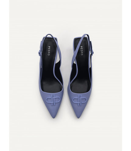 PEDRO Icon Leather Pointed Slingback Pumps