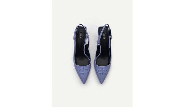 PEDRO Icon Leather Pointed Slingback Pumps