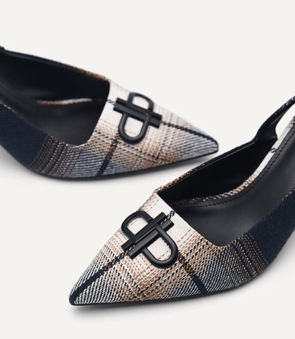 PEDRO Icon Leather Pointed Slingback Pumps