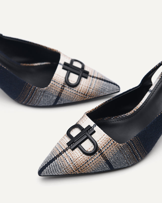 PEDRO Icon Leather Pointed Slingback Pumps