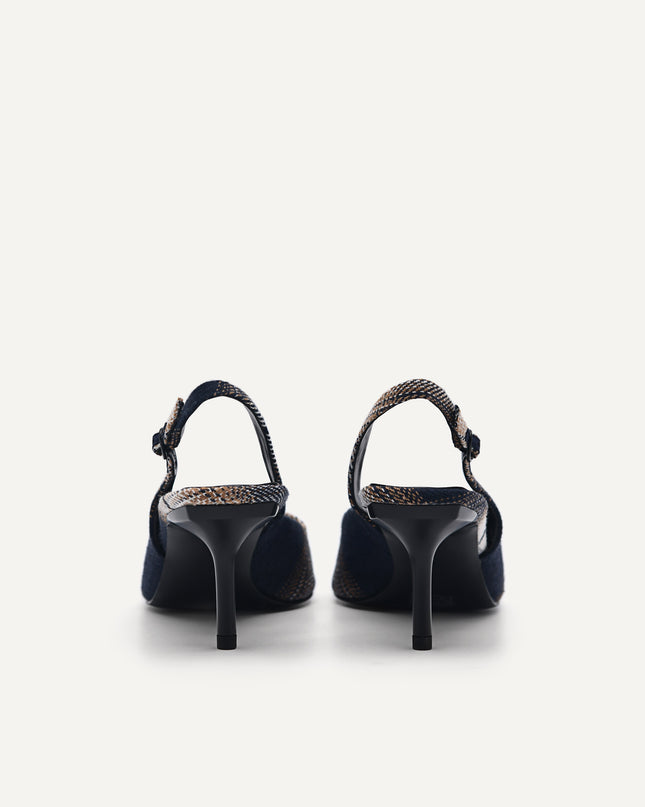 PEDRO Icon Leather Pointed Slingback Pumps