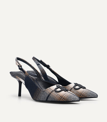 PEDRO Icon Leather Pointed Slingback Pumps