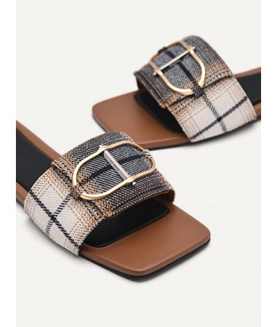 Jean Square Toe Sandals