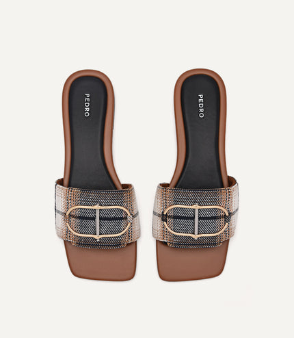 Jean Square Toe Sandals