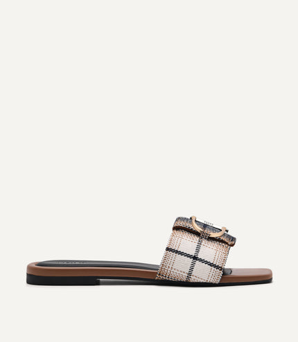 Jean Square Toe Sandals