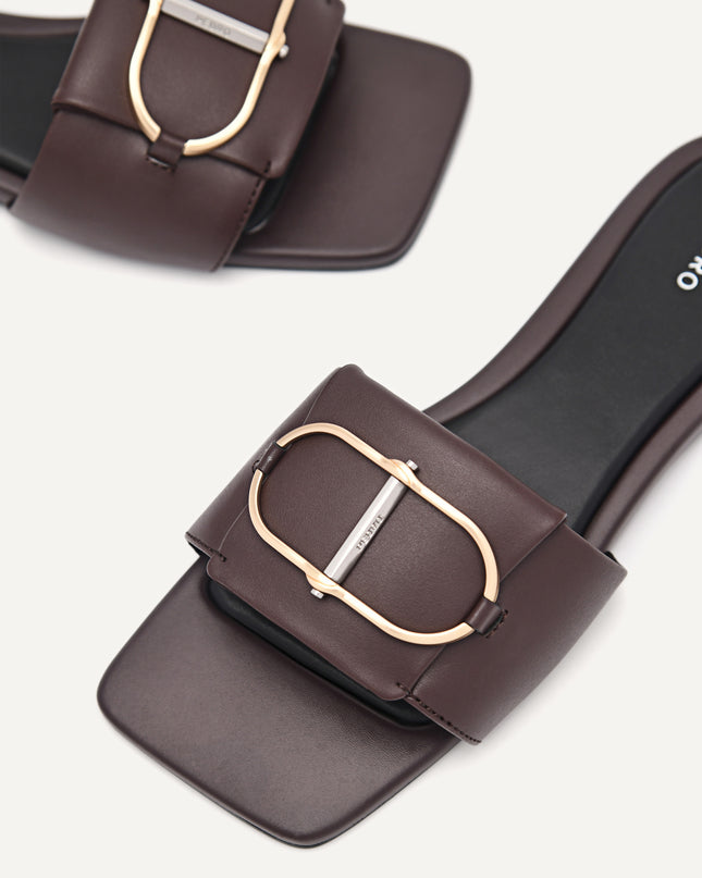 Jean Square Toe Sandals