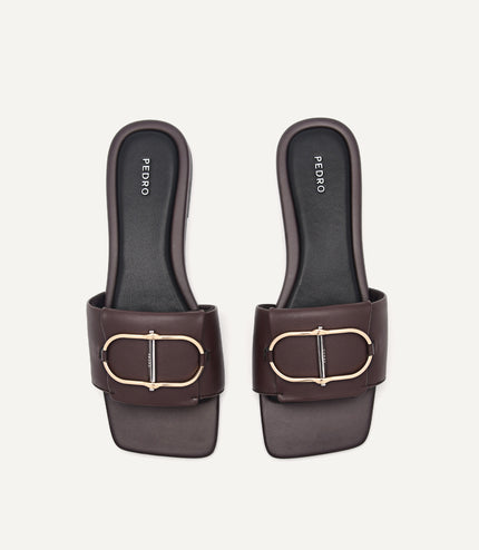 Jean Square Toe Sandals