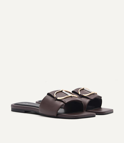 Jean Square Toe Sandals