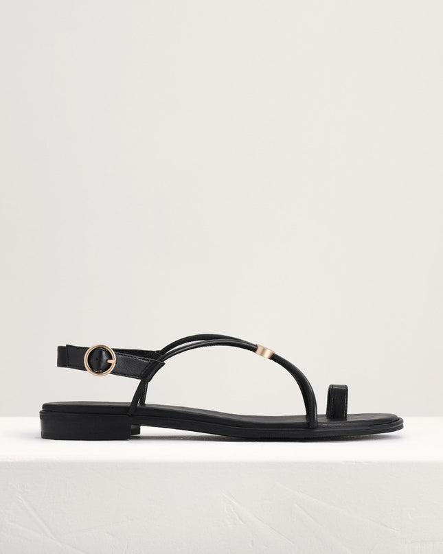 Cording Toe-Ring Sandals