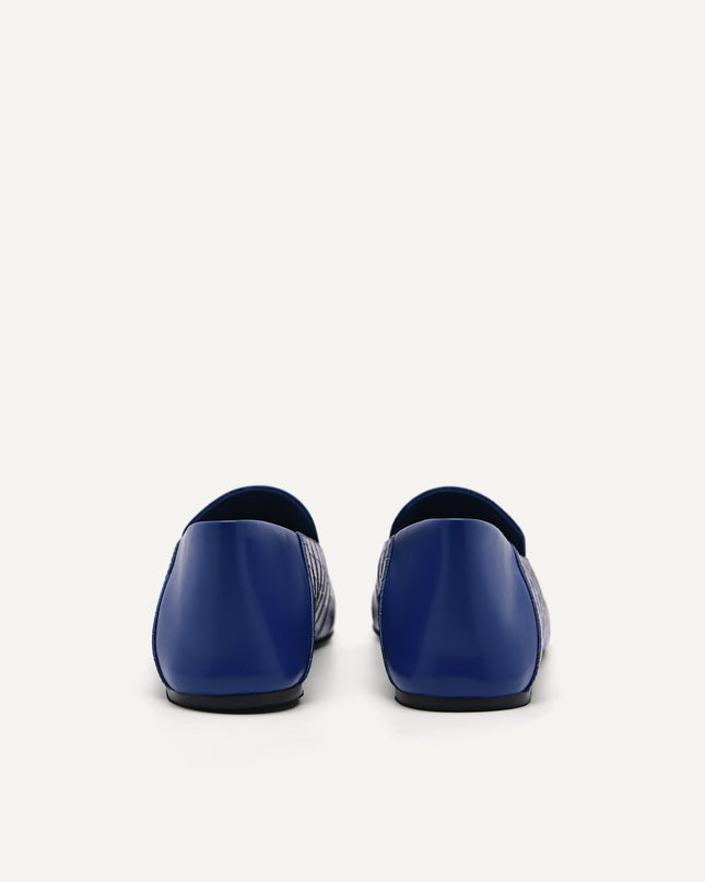 PEDRO Studio Kristen Leather Flats - Navy