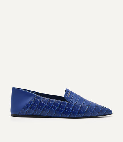 PEDRO Studio Kristen Leather Flats - Navy