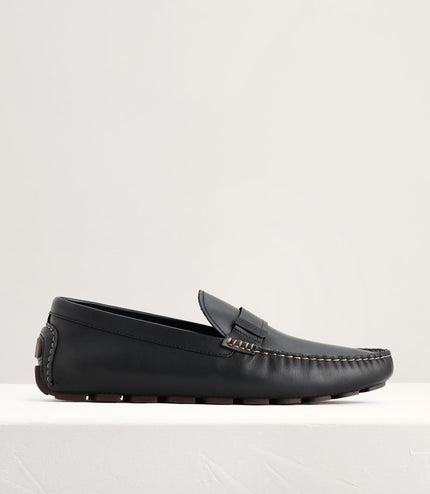 Burnished Leather Moccasins