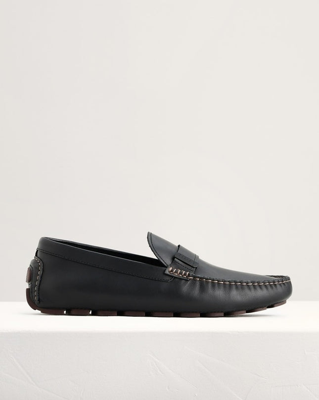 Burnished Leather Moccasins