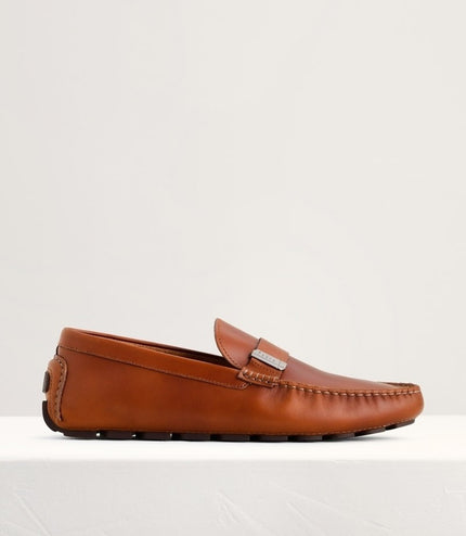 Burnished Leather Moccasins