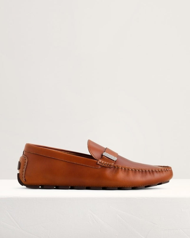 Burnished Leather Moccasins