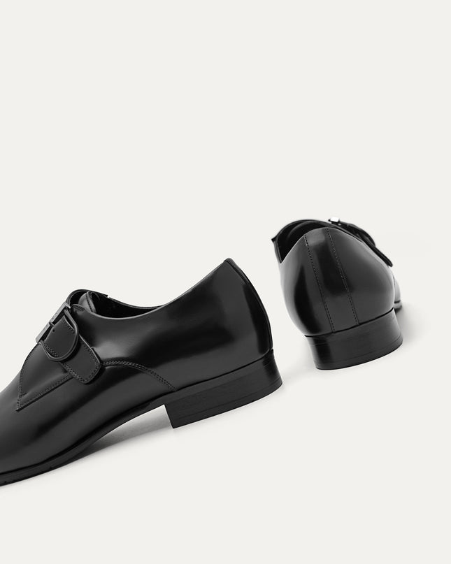 Redford Leather Single Monkstrap Shoes