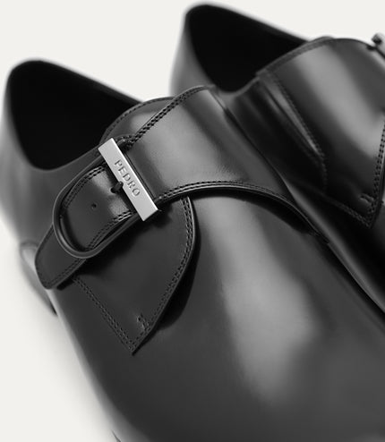 Redford Leather Single Monkstrap Shoes