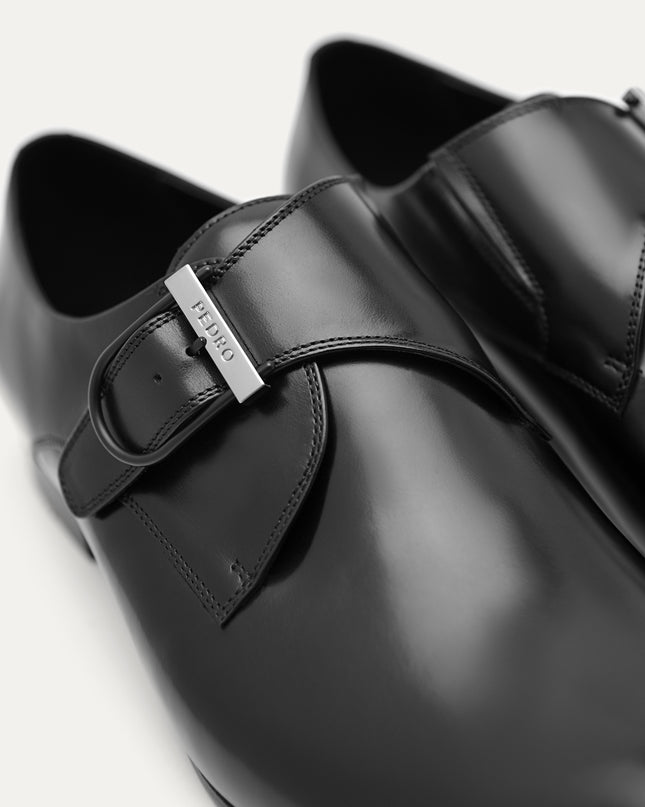 Redford Leather Single Monkstrap Shoes