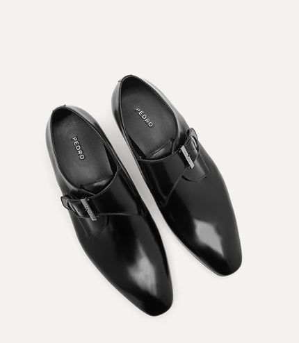 Redford Leather Single Monkstrap Shoes