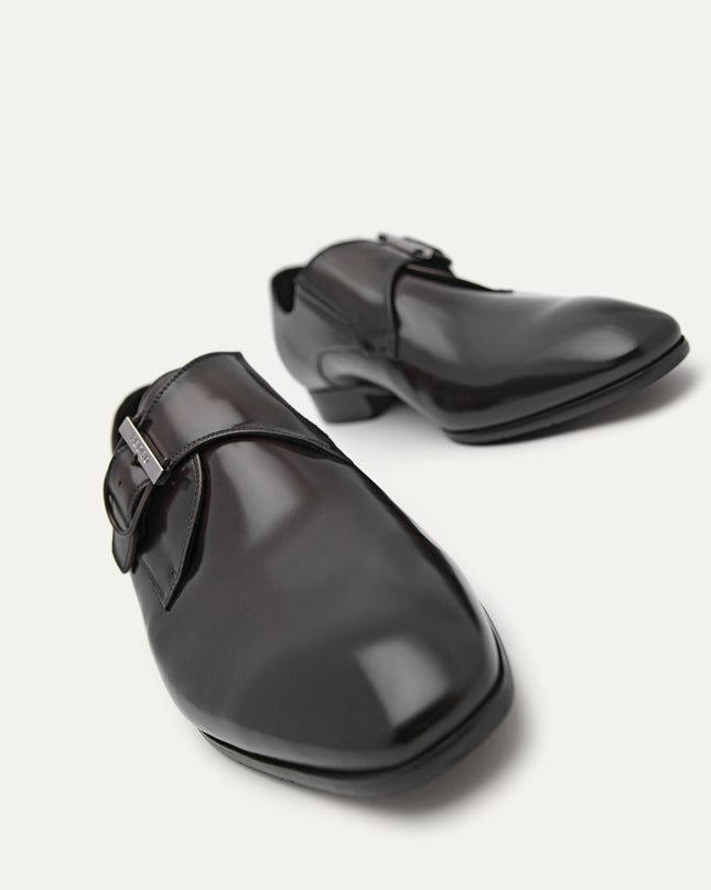 Redford Leather Single Monkstrap Shoes