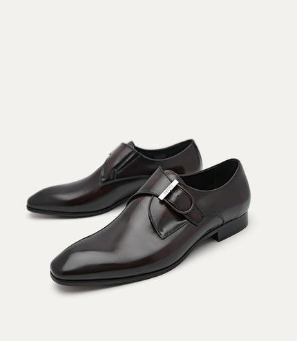 Redford Leather Single Monkstrap Shoes