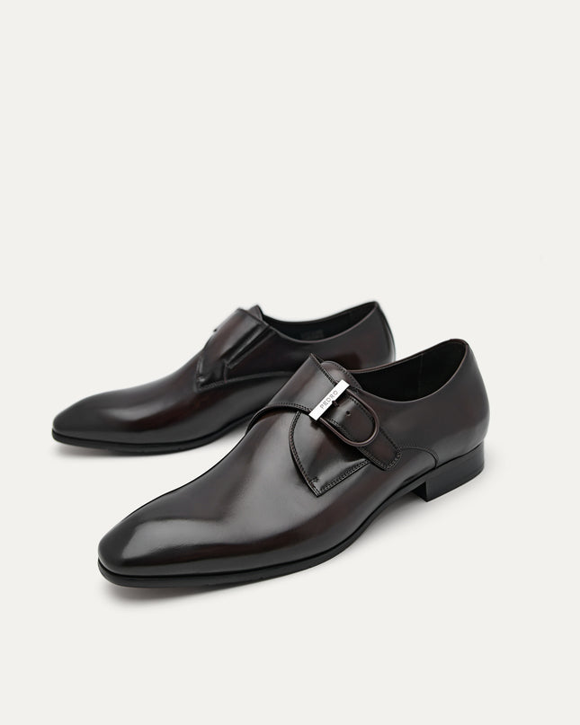 Redford Leather Single Monkstrap Shoes