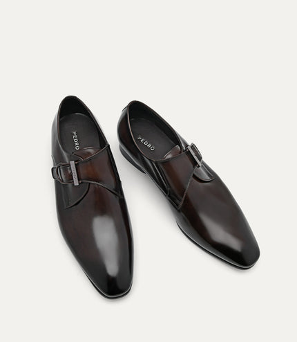 Redford Leather Single Monkstrap Shoes