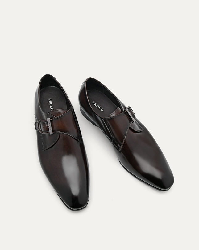 Redford Leather Single Monkstrap Shoes