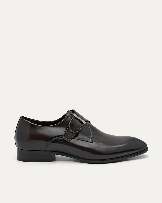 Redford Leather Single Monkstrap Shoes