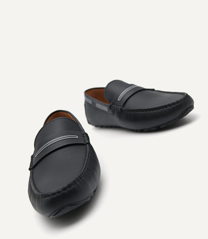 Leather Mod Mocassins