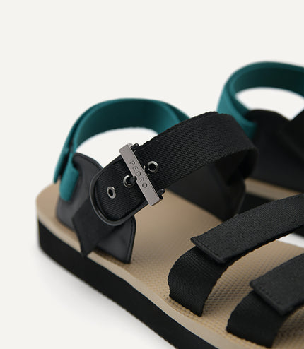 Nylon Strap "Barcode" Sports Sandals