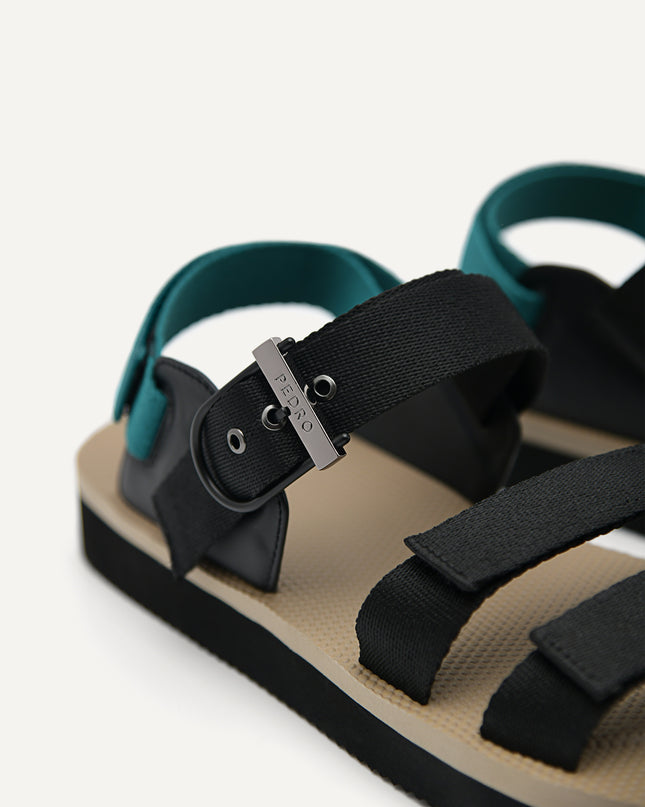 Nylon Strap "Barcode" Sports Sandals