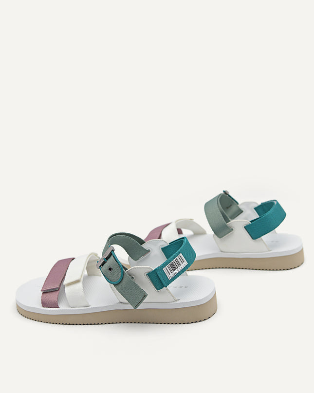 Nylon Strap "Barcode" Sports Sandals