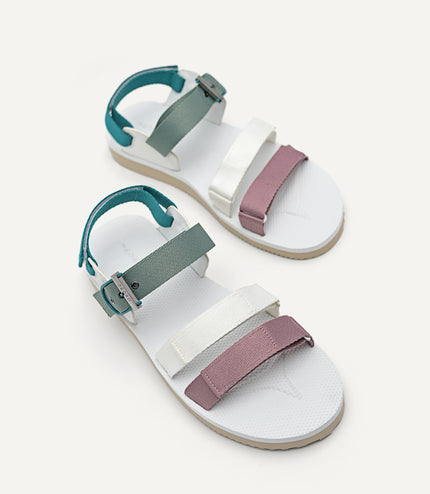 Nylon Strap "Barcode" Sports Sandals