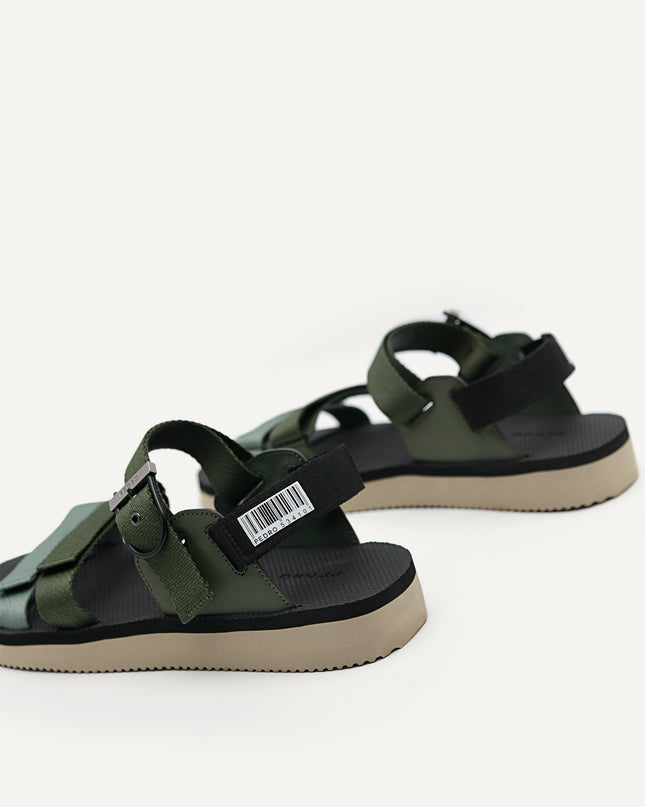 Nylon Strap "Barcode" Sports Sandals
