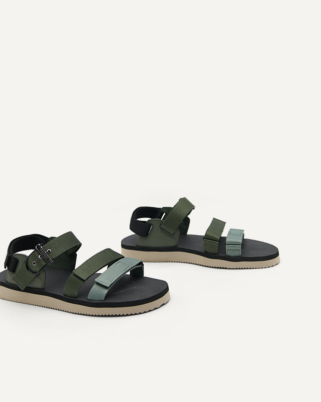 Nylon Strap "Barcode" Sports Sandals