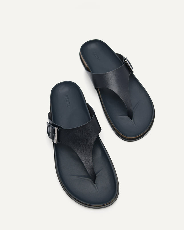 Synthetic Leather Thong Sandals