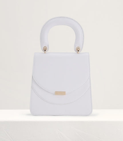 Mini Lizard-effect Top Handle Bag