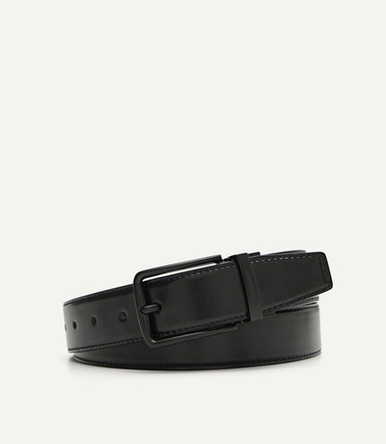 Leather Reversible Pin Belt