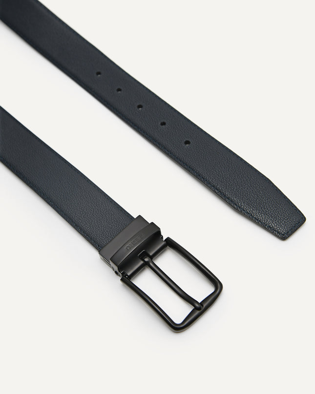 Leather Reversible Pin Belt