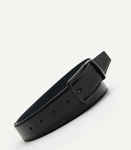 Leather Reversible Pin Belt