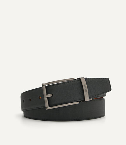 Leather Reversible Pin Belt