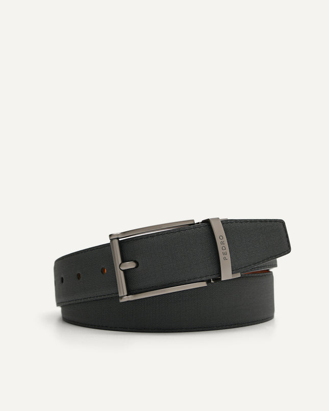 Leather Reversible Pin Belt