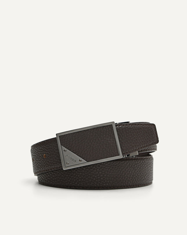 Leather Reversible Tang Belt