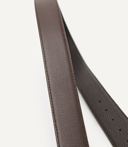 Leather Reversible Tang Belt
