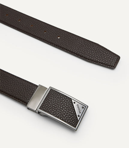 Leather Reversible Tang Belt