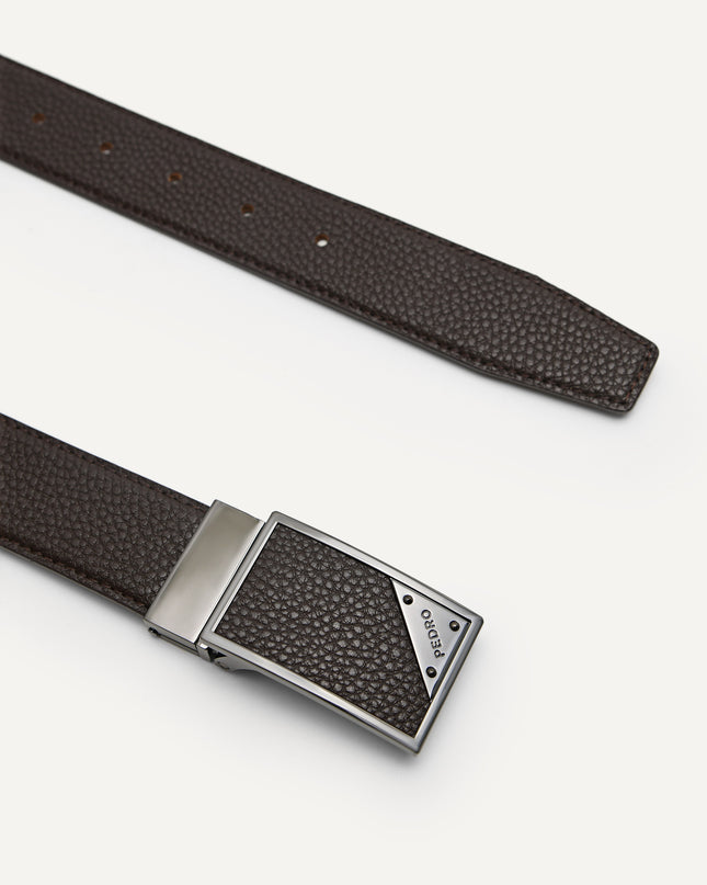 Leather Reversible Tang Belt