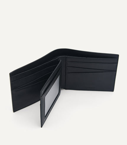 Leather Bi-Fold Flip Wallet