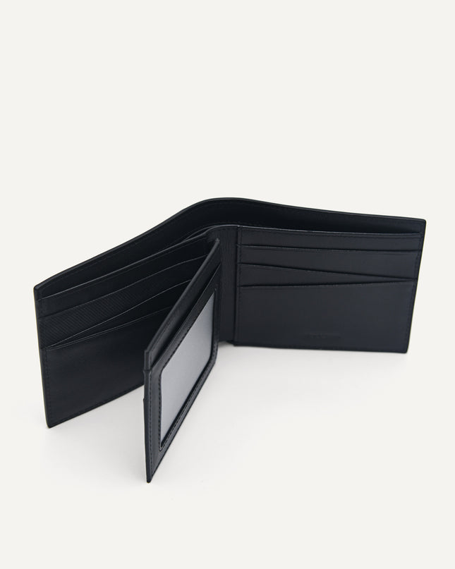 Leather Bi-Fold Flip Wallet